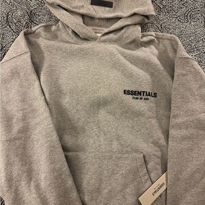 Dark Oatmeal Essentials Hoodie